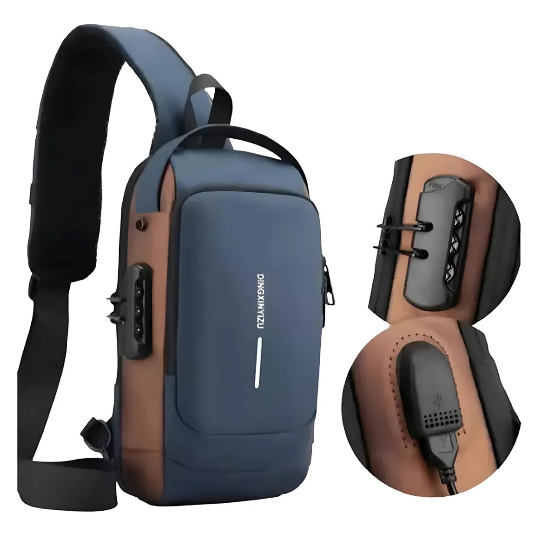 Mochila Segura USB Antirrobo